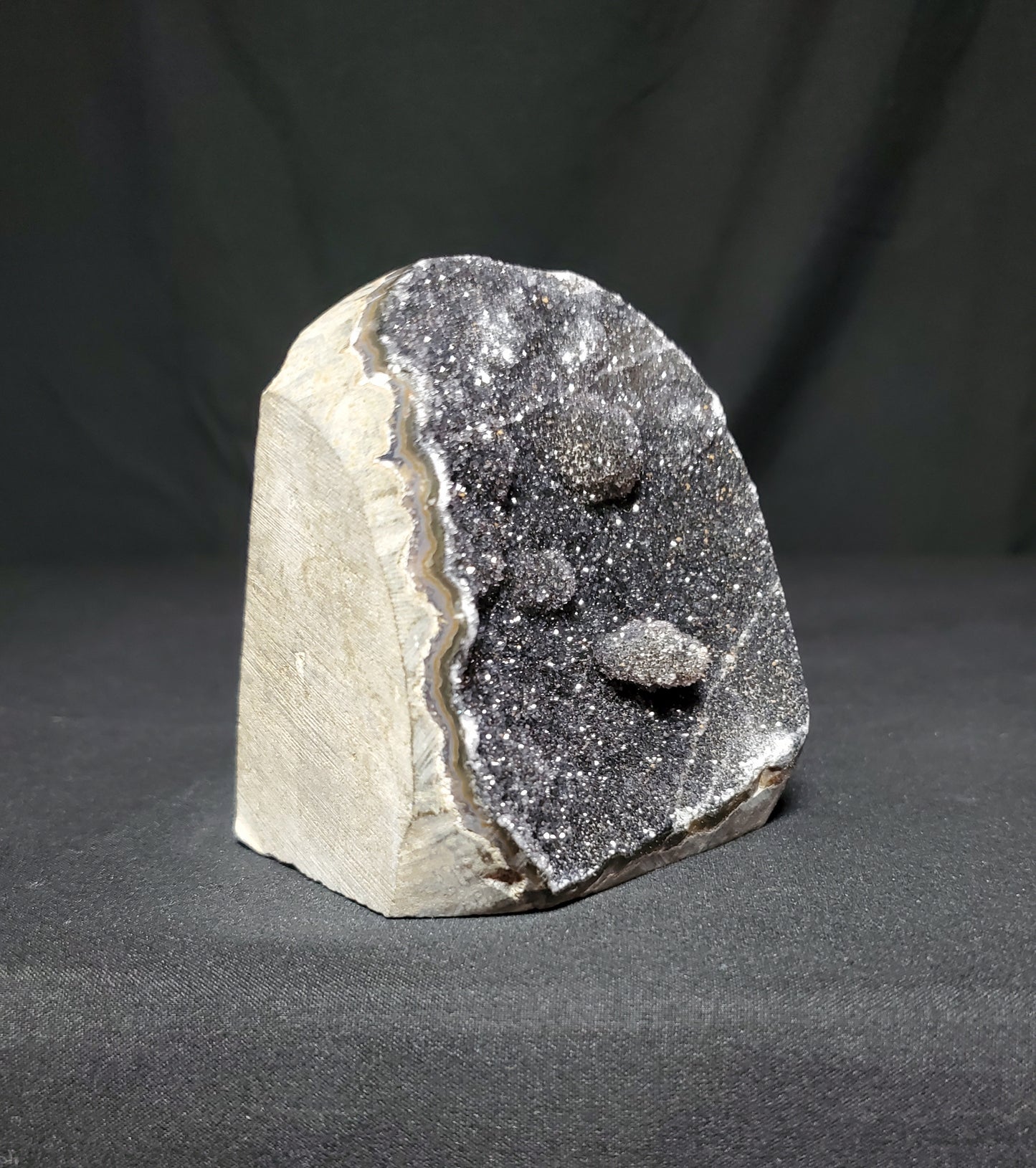 Smokey Amethyst Cluster