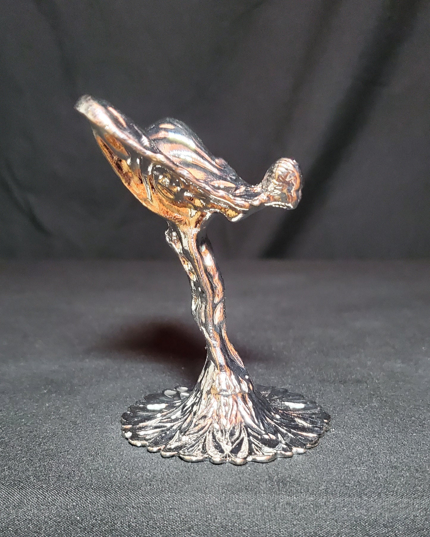 Silver Metal Fairy Sphere Holder