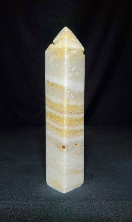 Honey Calcite Tower