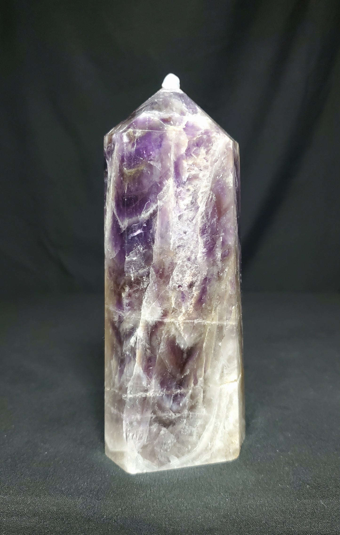 Dream Amethyst Tower with Rainbow
