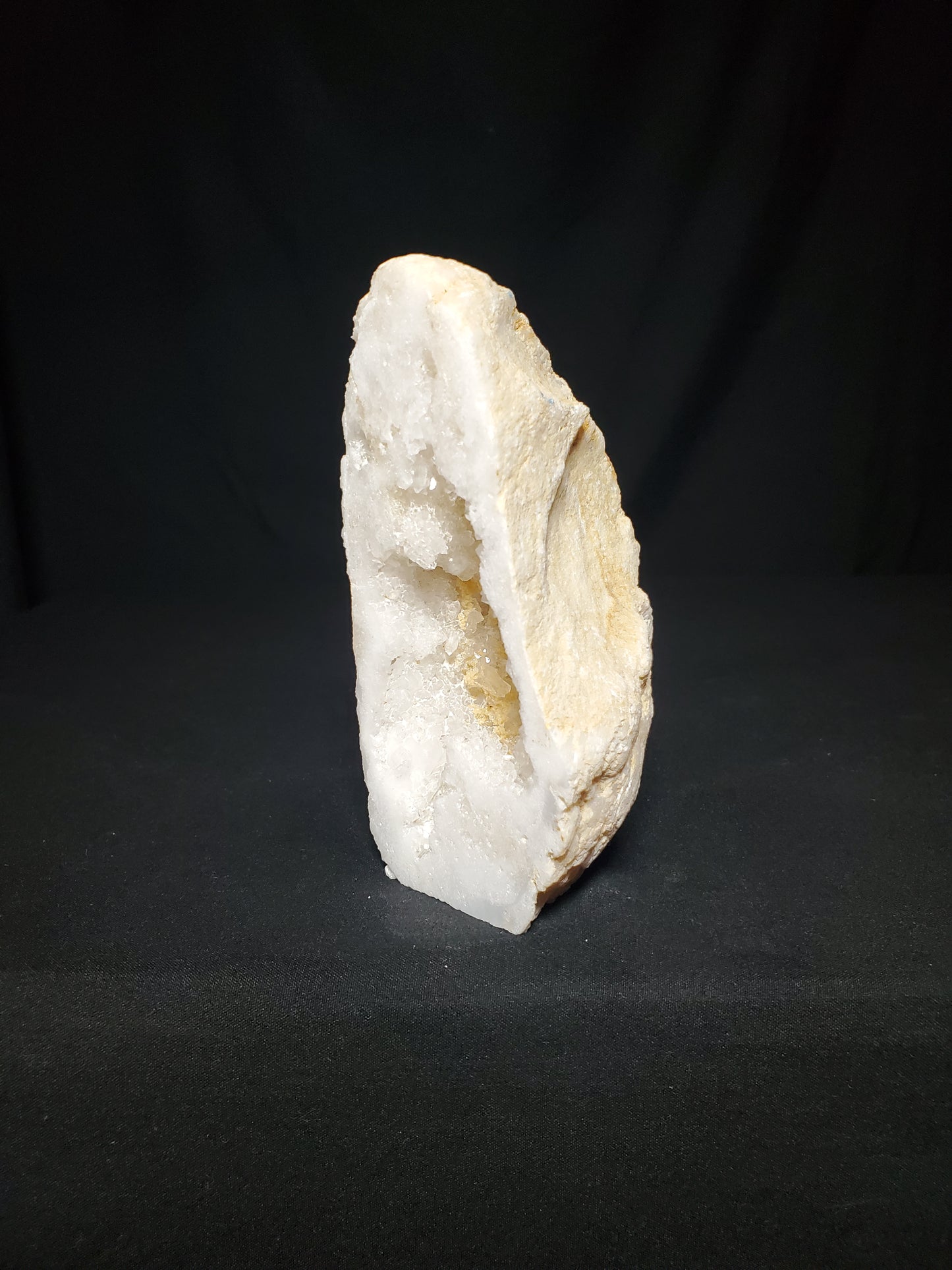Druzy White Moroccan Quartz Cluster