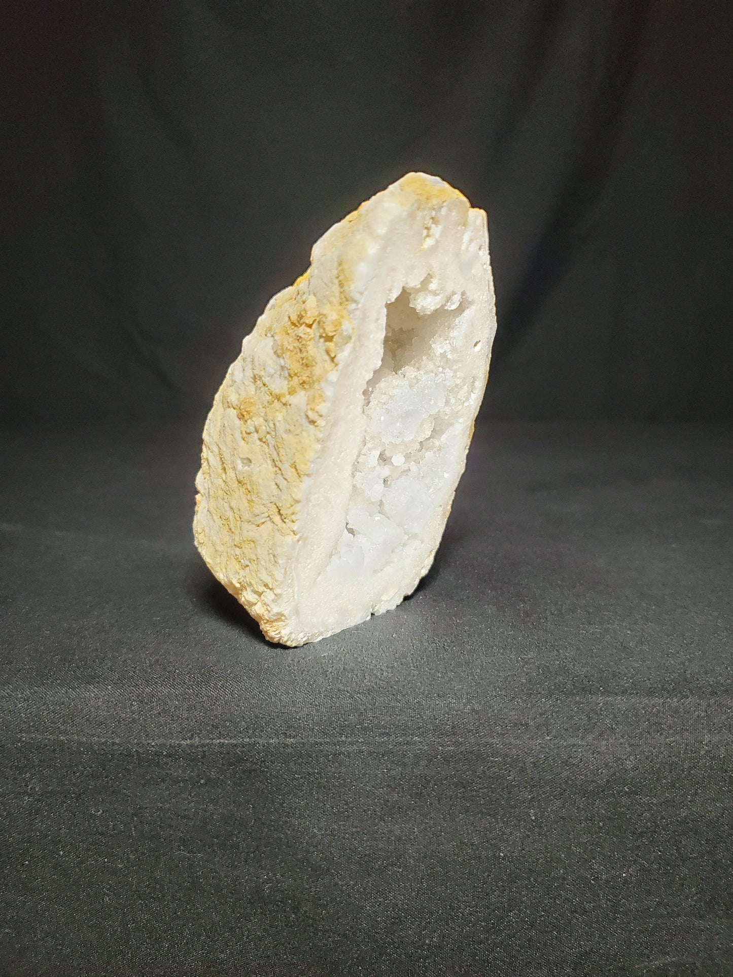 Druzy White Moroccan Quartz Cluster