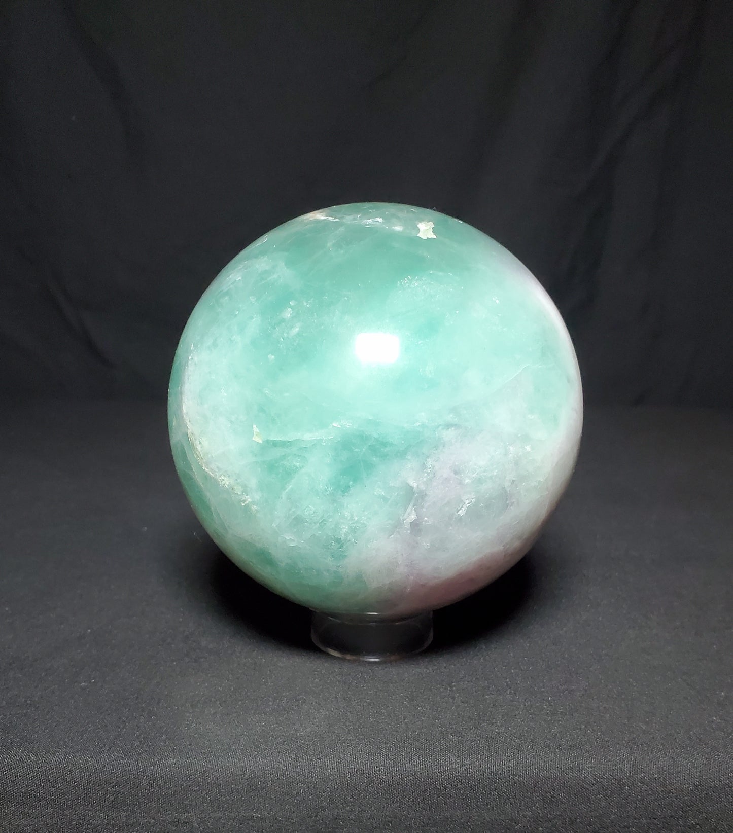 Green Fluorite Sphere