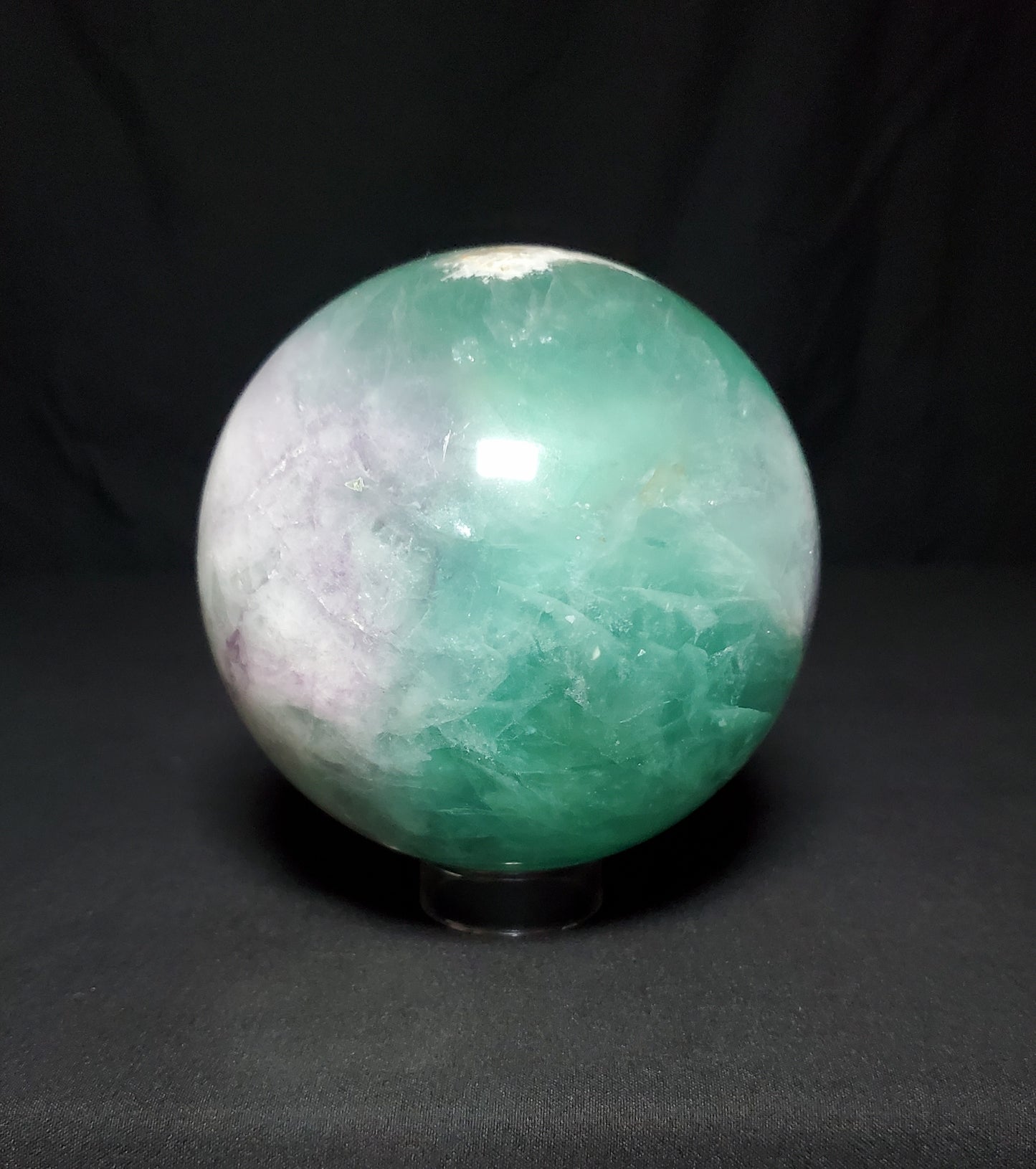 Green Fluorite Sphere