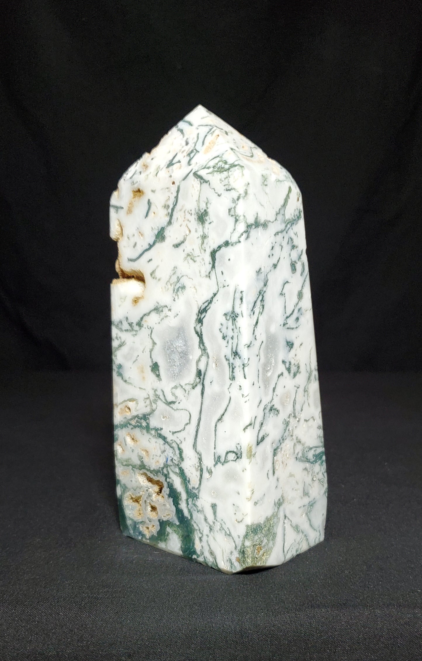 Druzy Tree Agate Tower