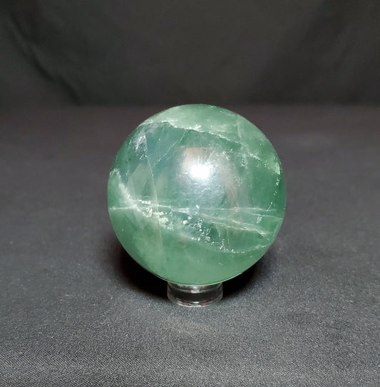 Green Fluorite Sphere