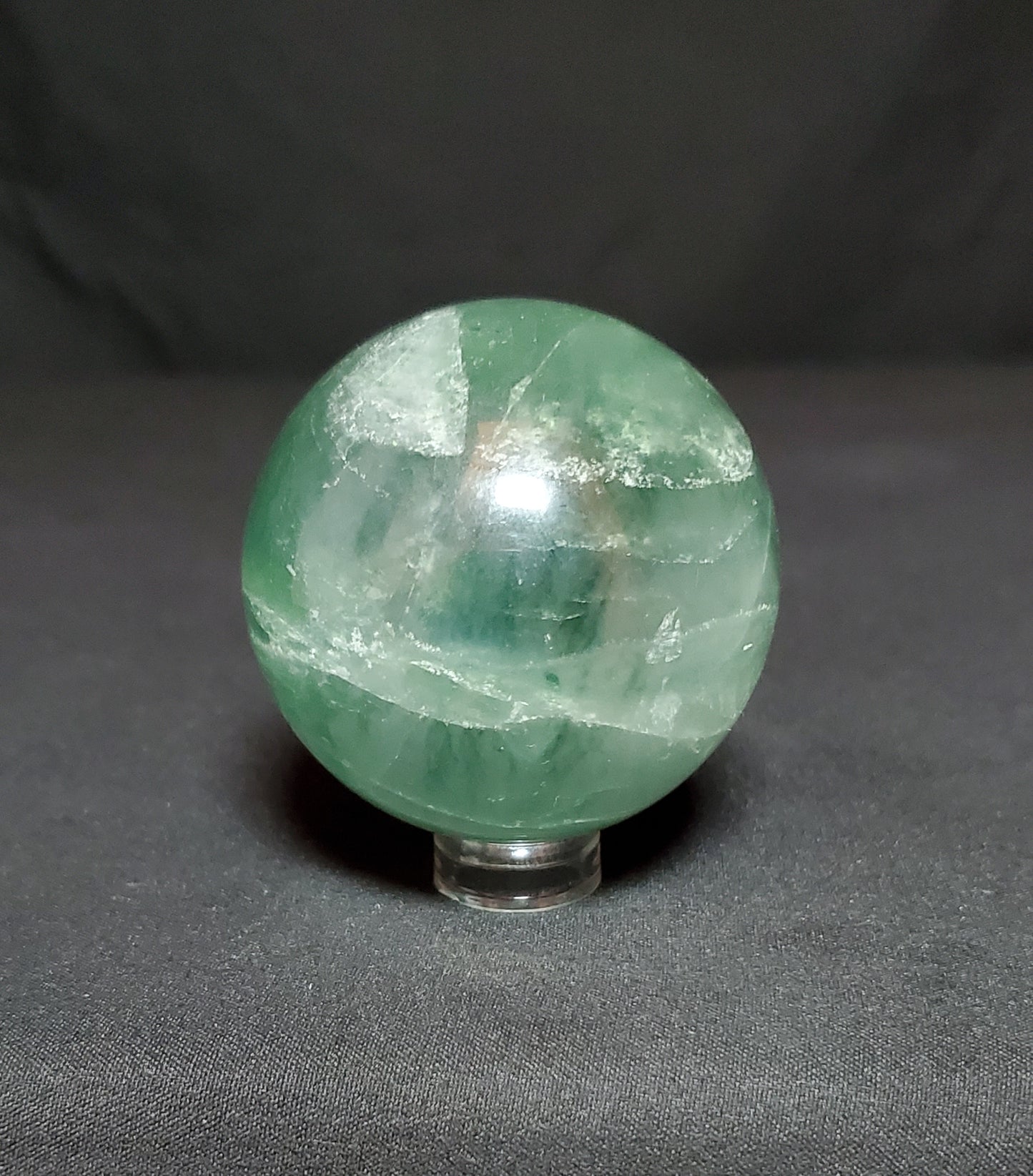 Green Fluorite Sphere