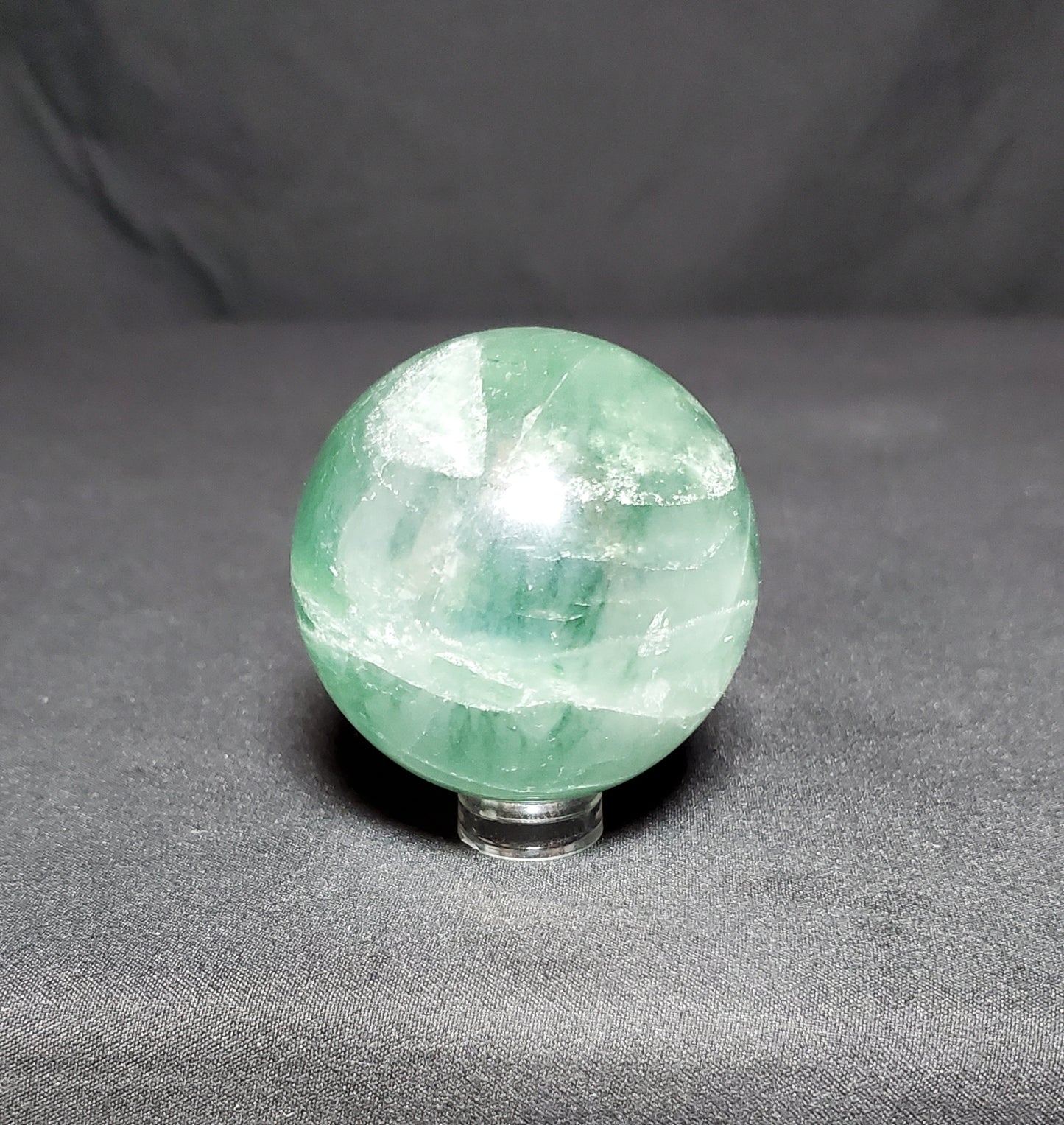 Green Fluorite Sphere