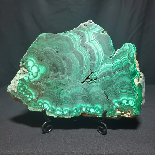Malachite Slab With Stand