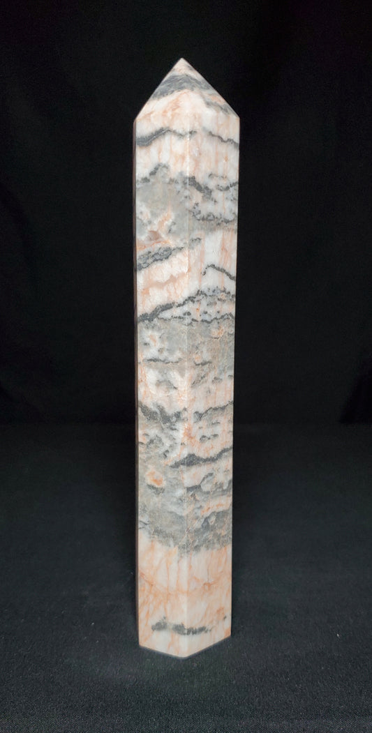 Pink Zebra Jasper Tower