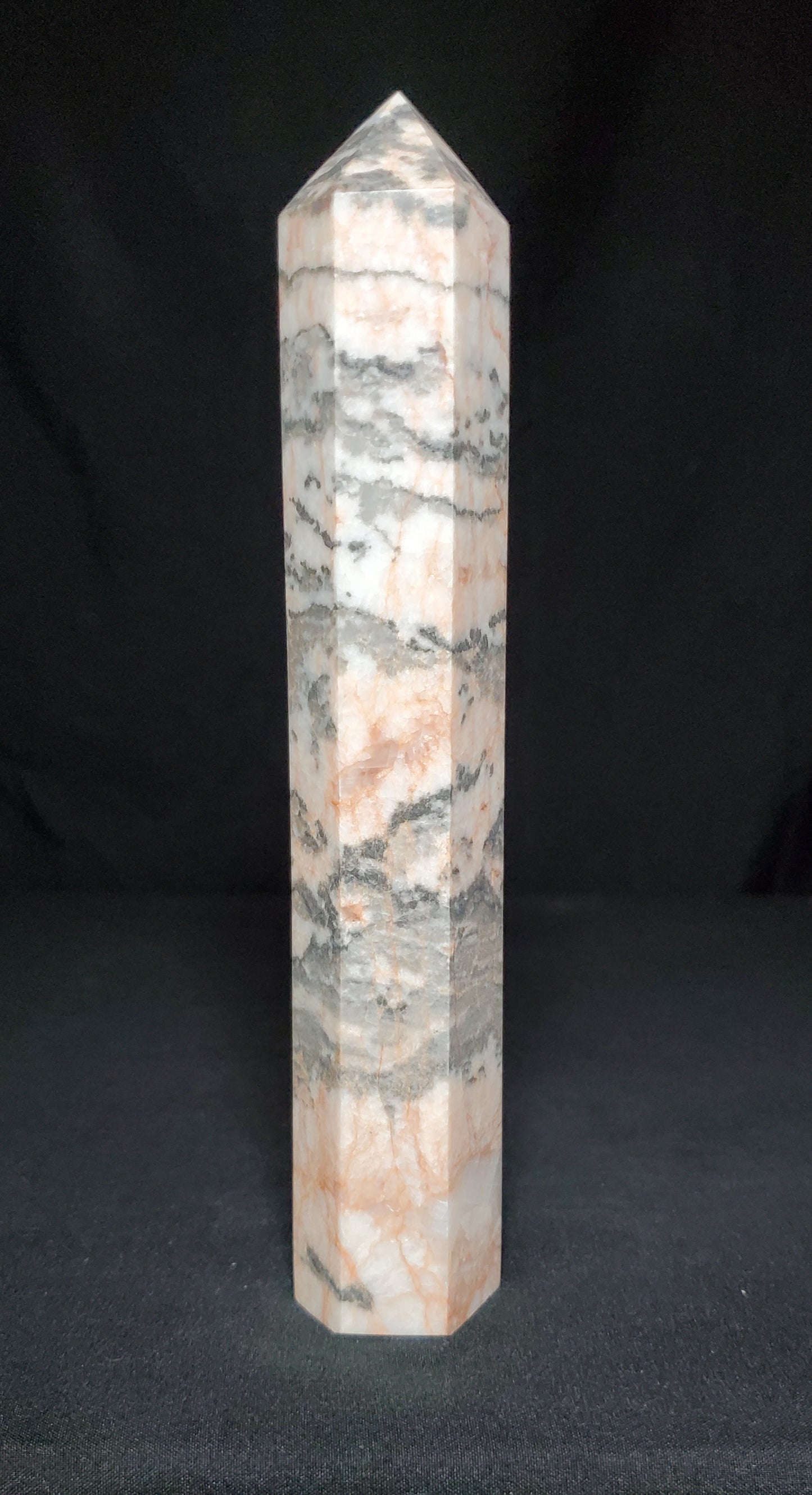 Pink Zebra Jasper Tower