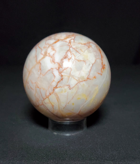 Red Network Jasper Sphere
