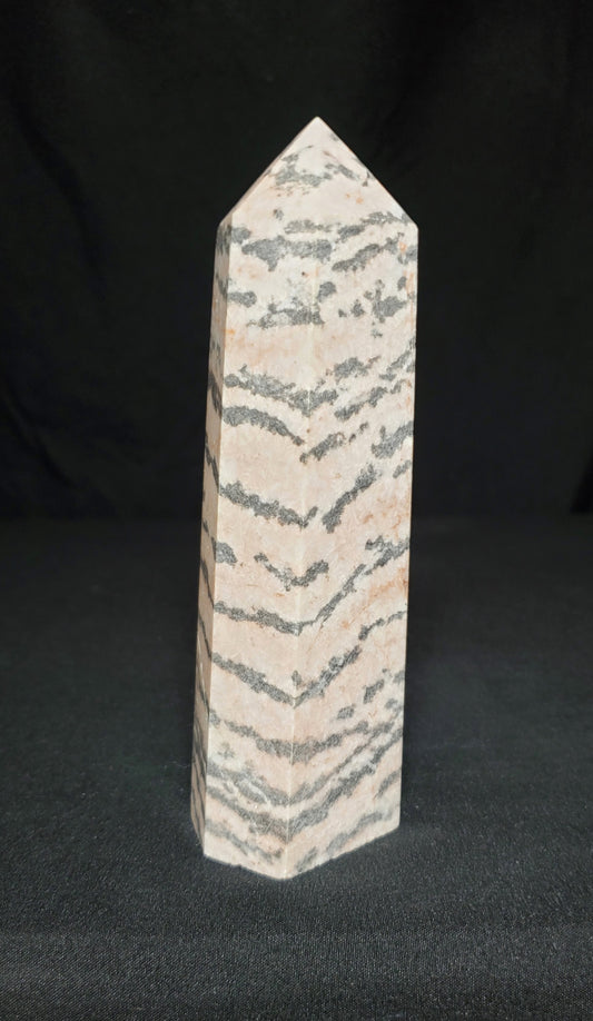 Pink Zebra Jasper Tower
