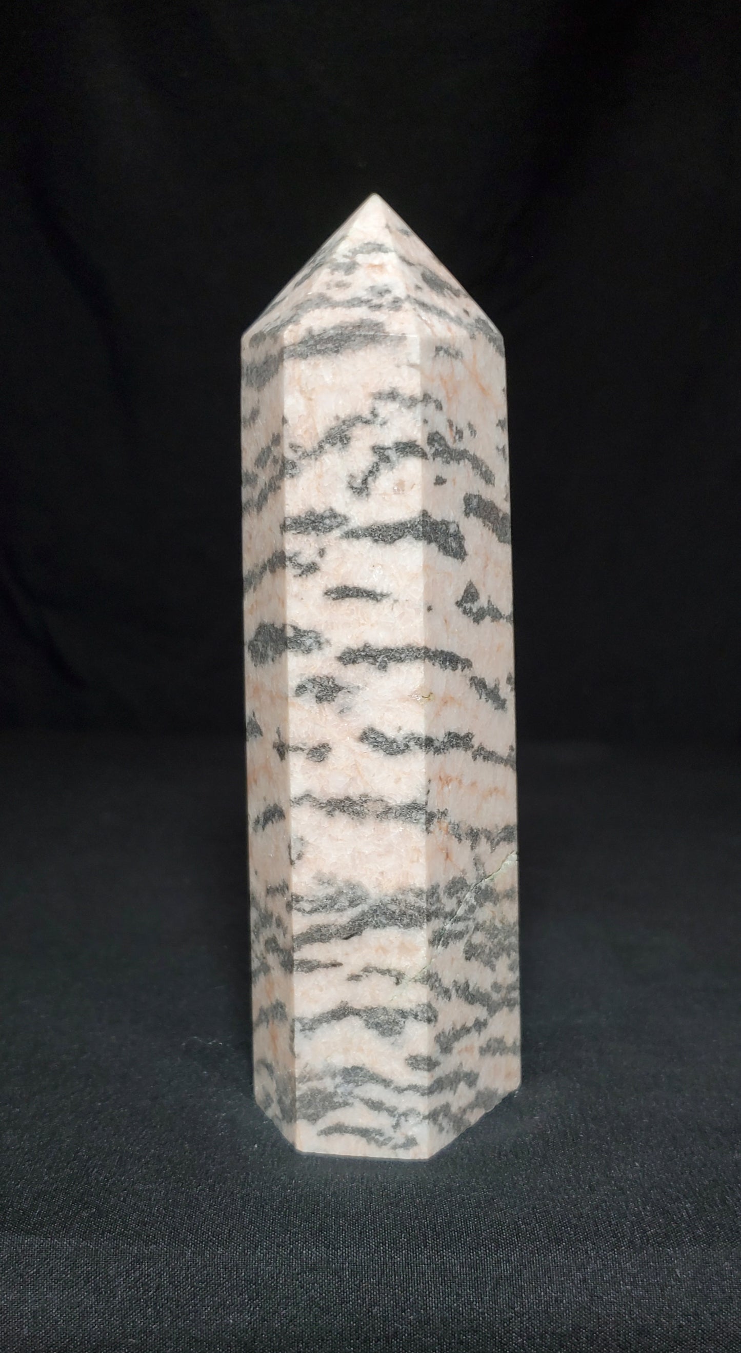 Pink Zebra Jasper Tower