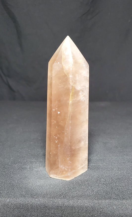 Smokey Quartz Tower with Rainbow