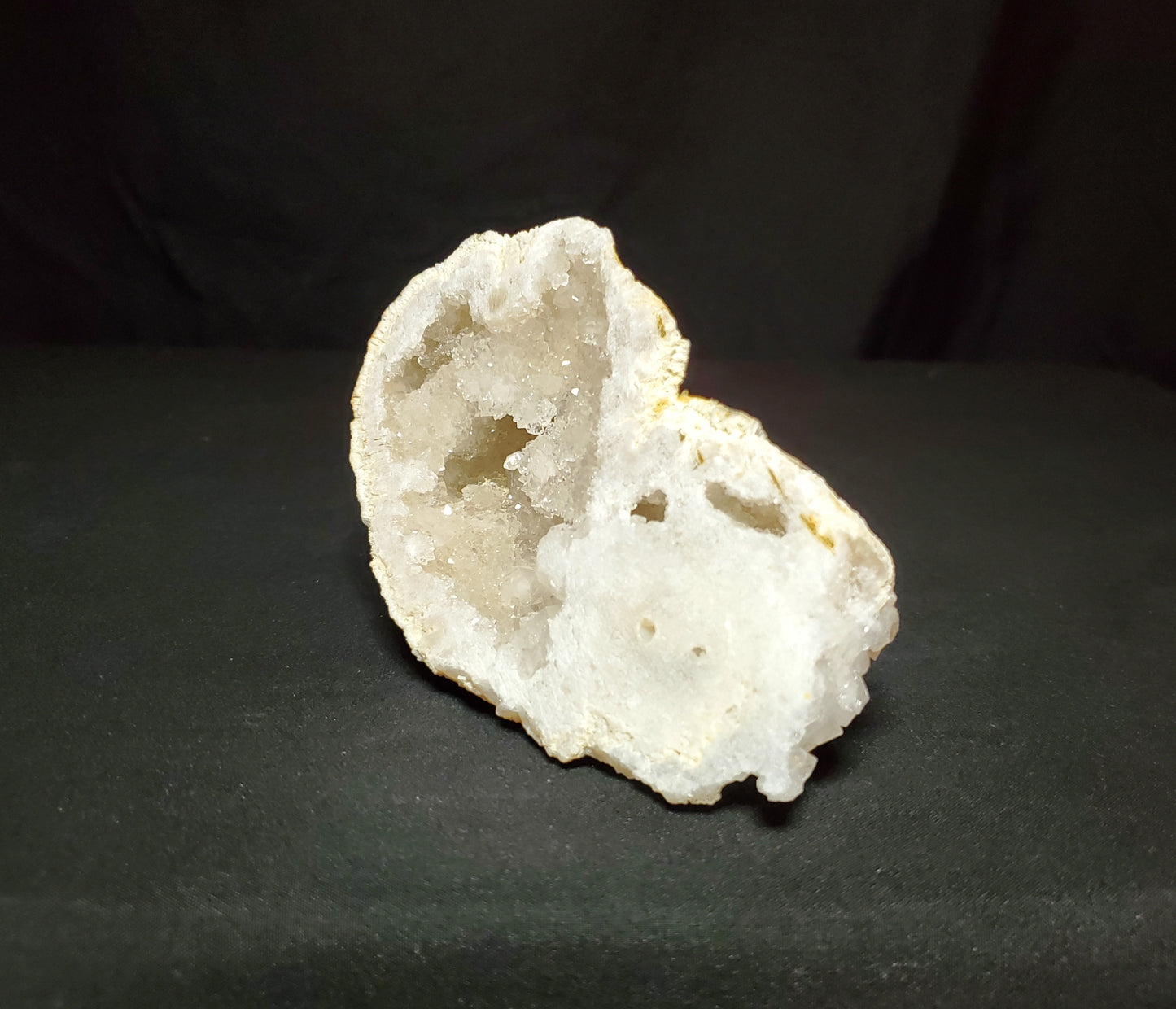 Druzy White Moroccan Quartz Cluster