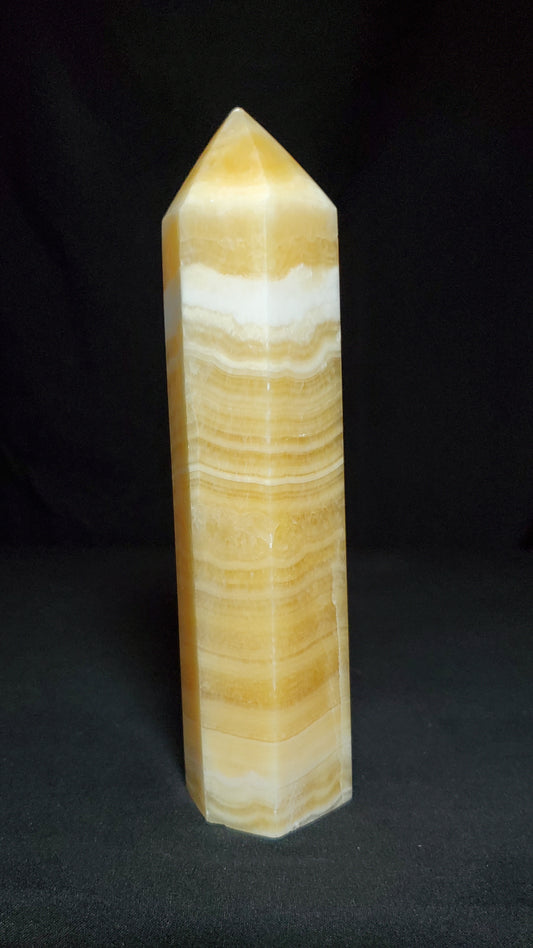 Honey Calcite Tower