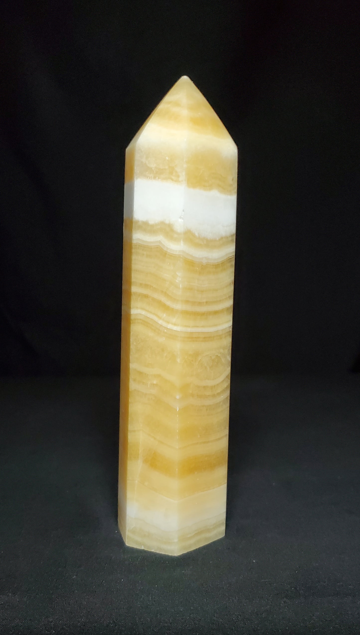 Honey Calcite Tower