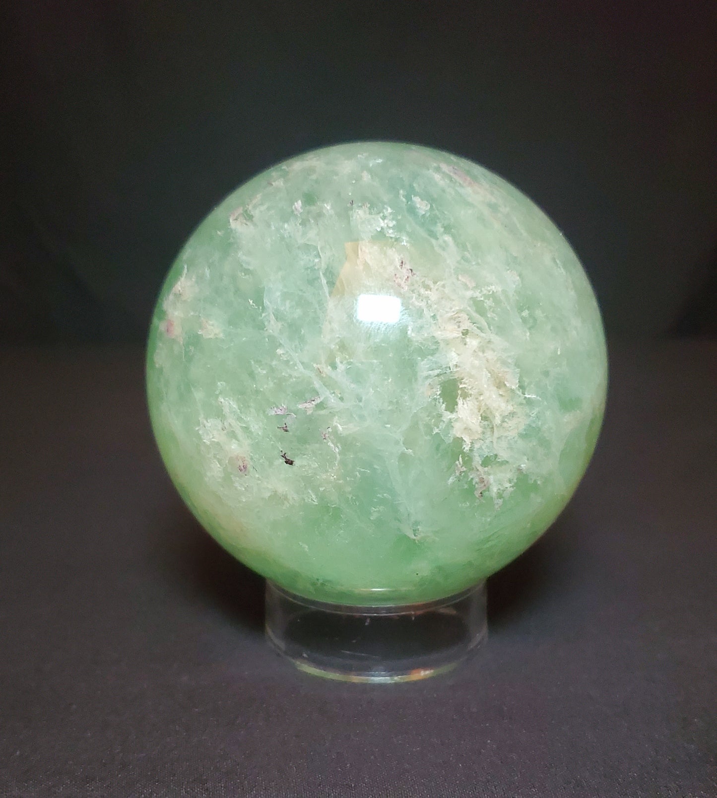 Green Fluorite Sphere