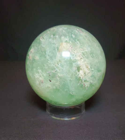 Green Fluorite Sphere