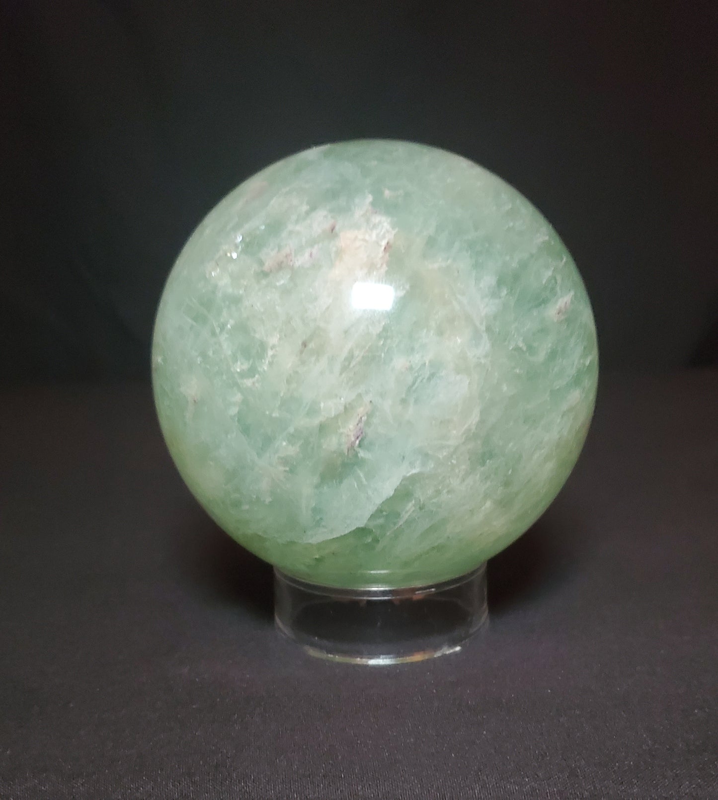 Green Fluorite Sphere
