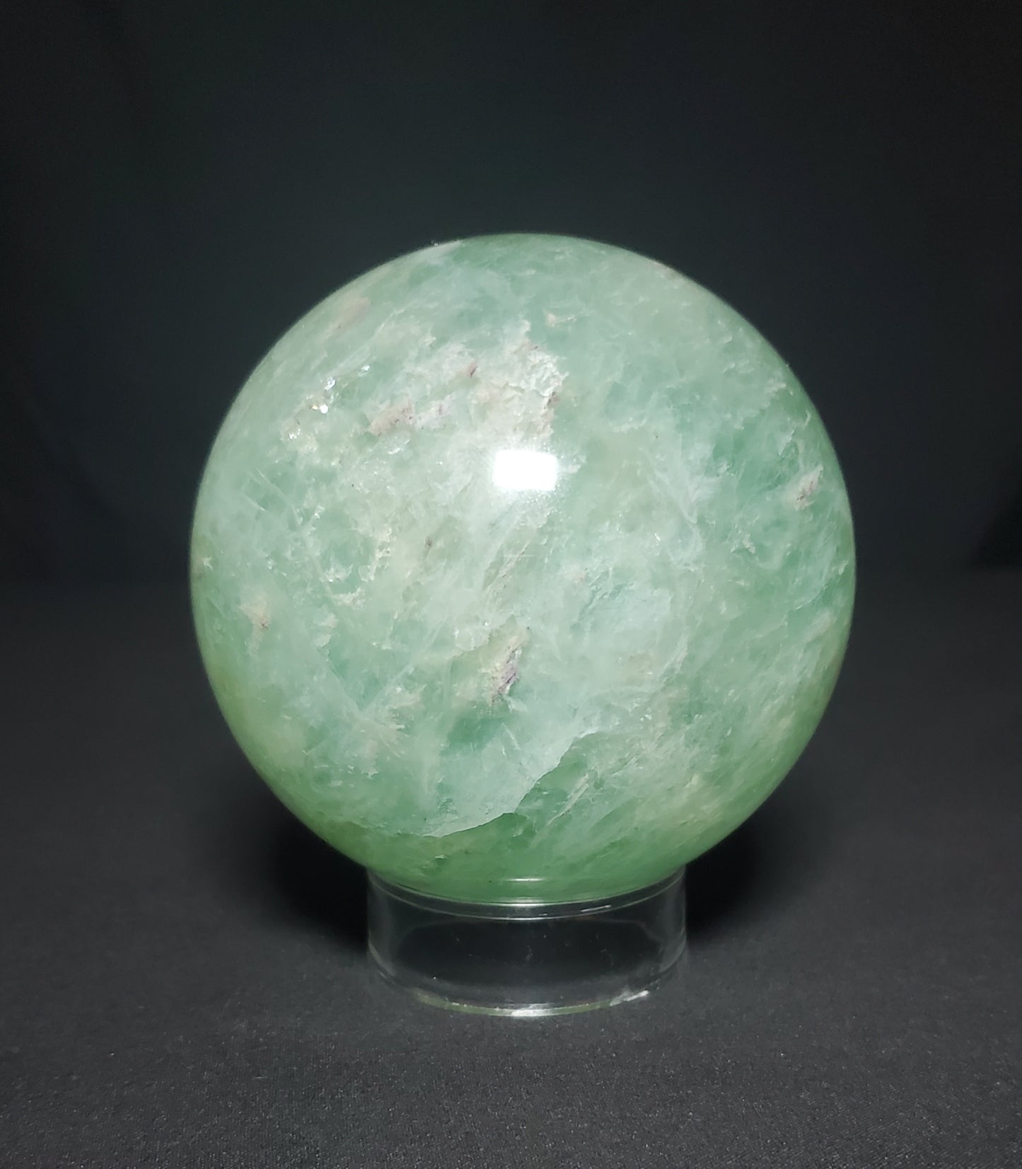 Green Fluorite Sphere