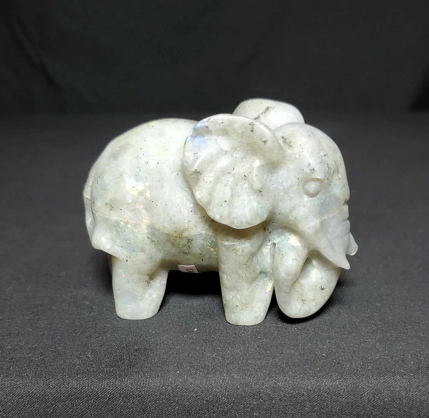 Labradorite Elephant Carving