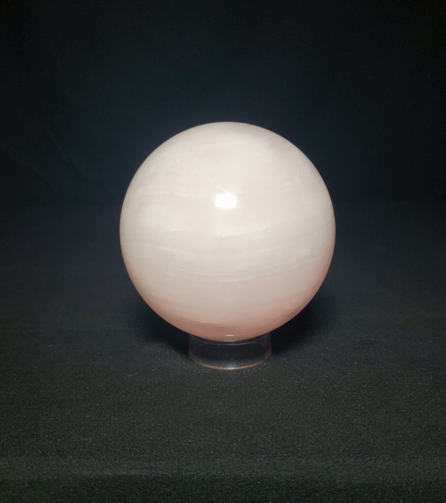 Pink Mangano Calcite Sphere
