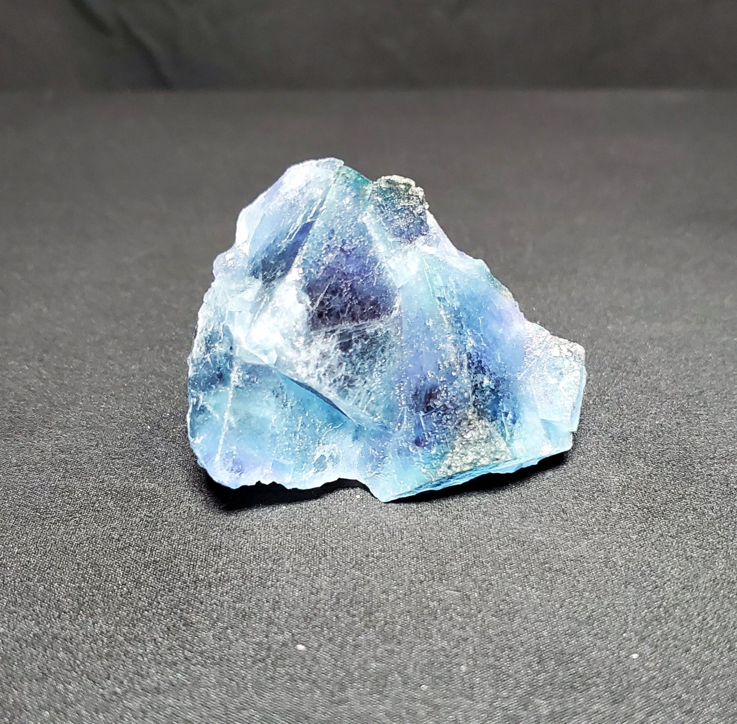 Purple and Blue Fluorite Cluster