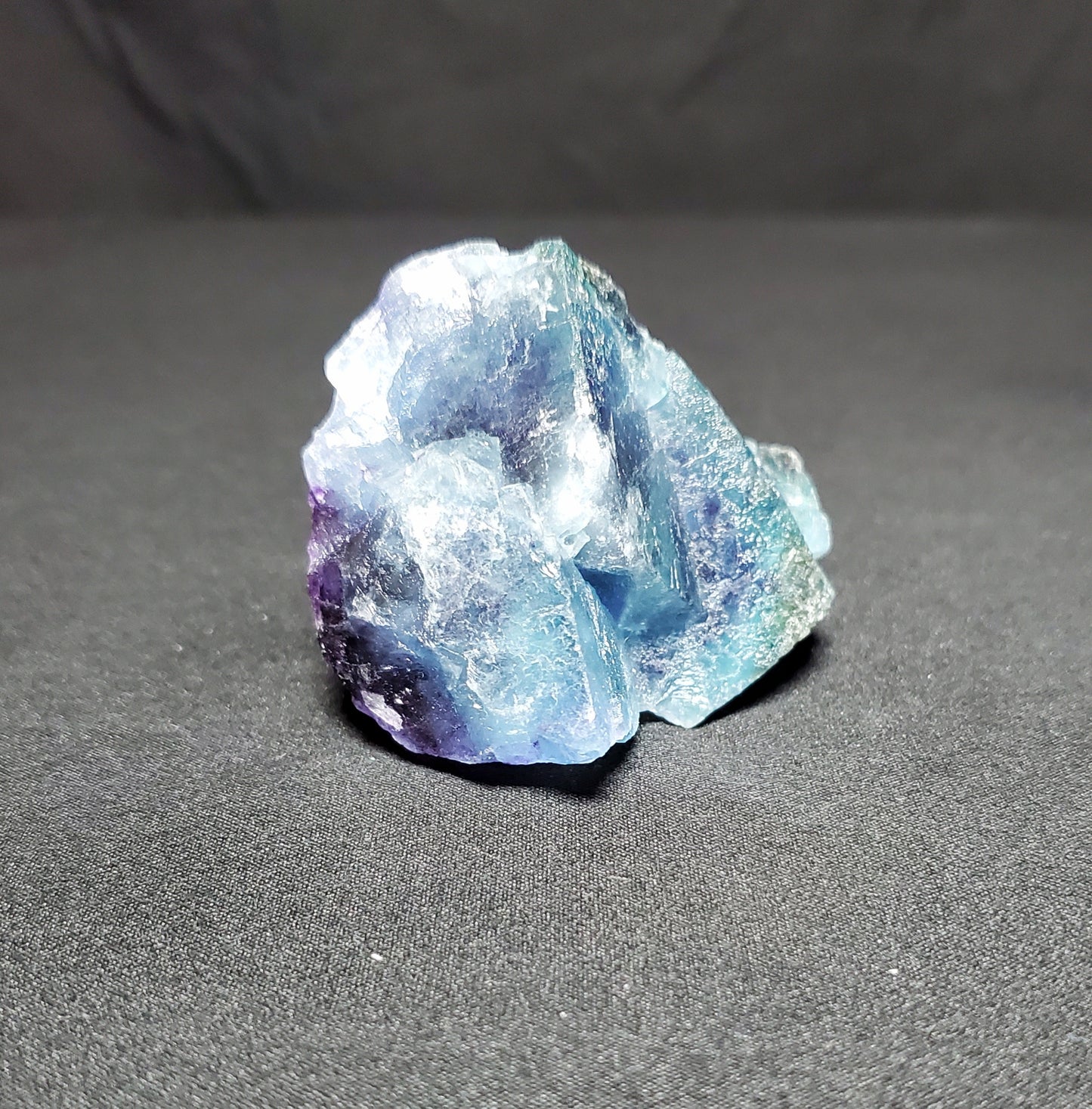 Purple and Blue Fluorite Cluster