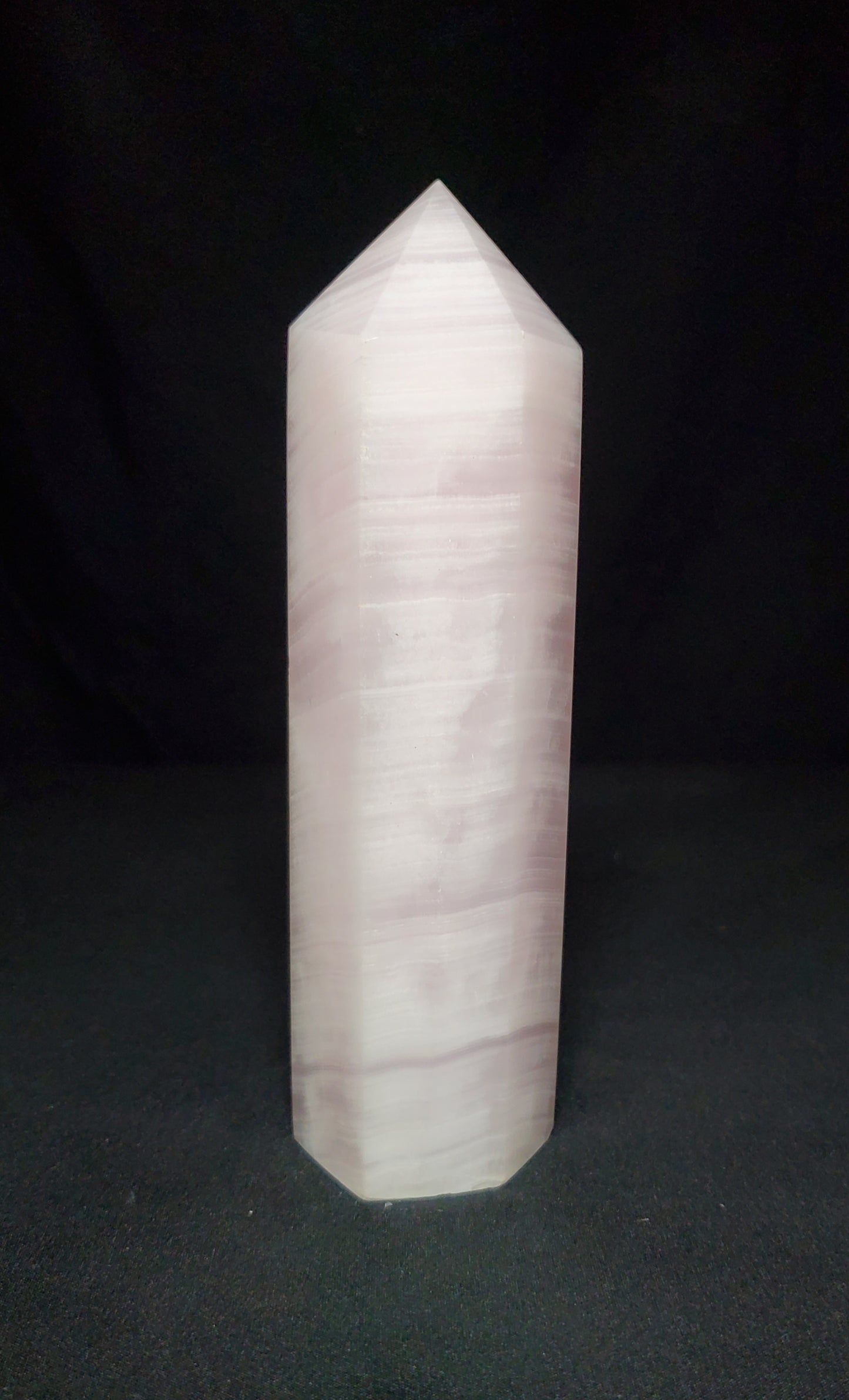 Pink Mangano Calcite Tower