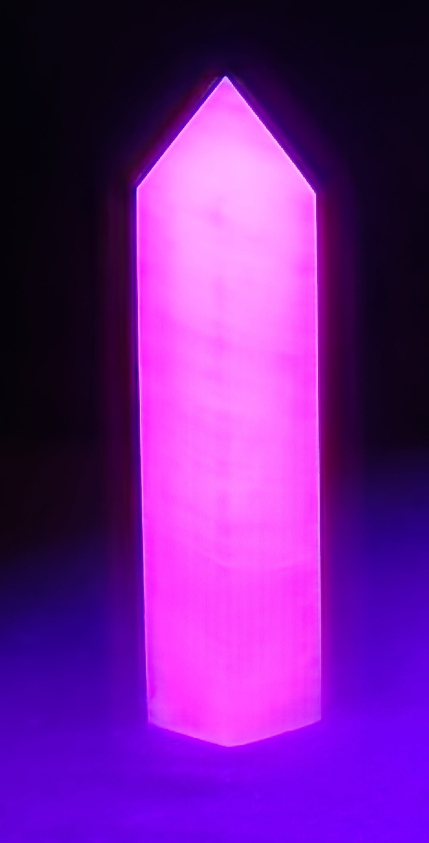 Pink Mangano Calcite Tower