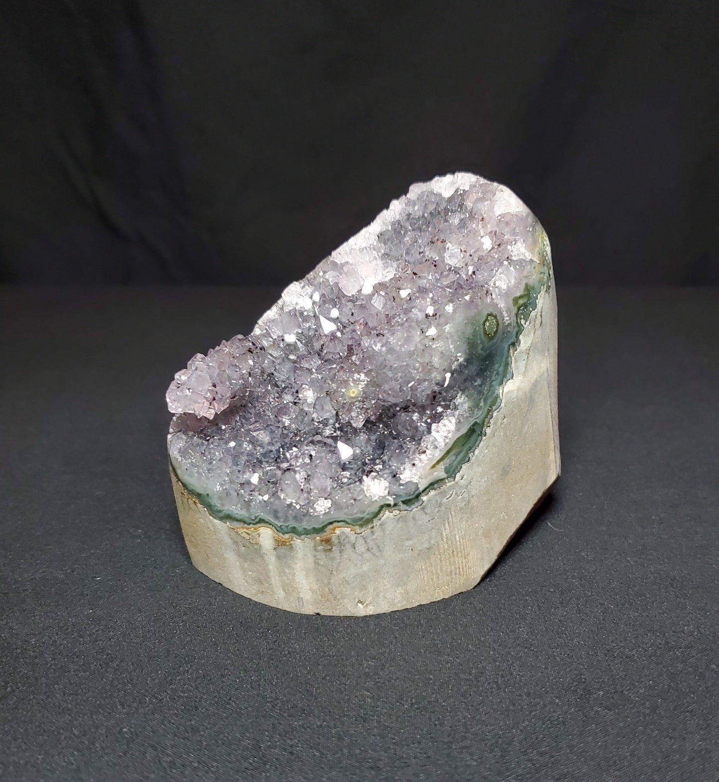 Smokey Amethyst Cluster