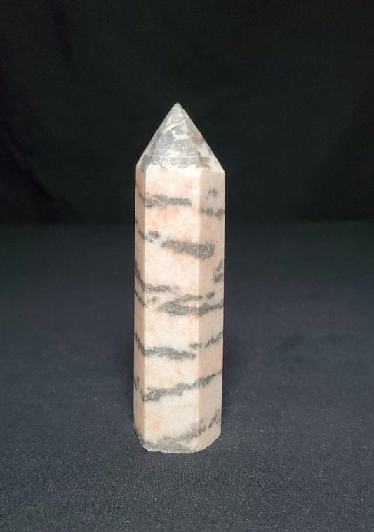 Pink Zebra Jasper Tower