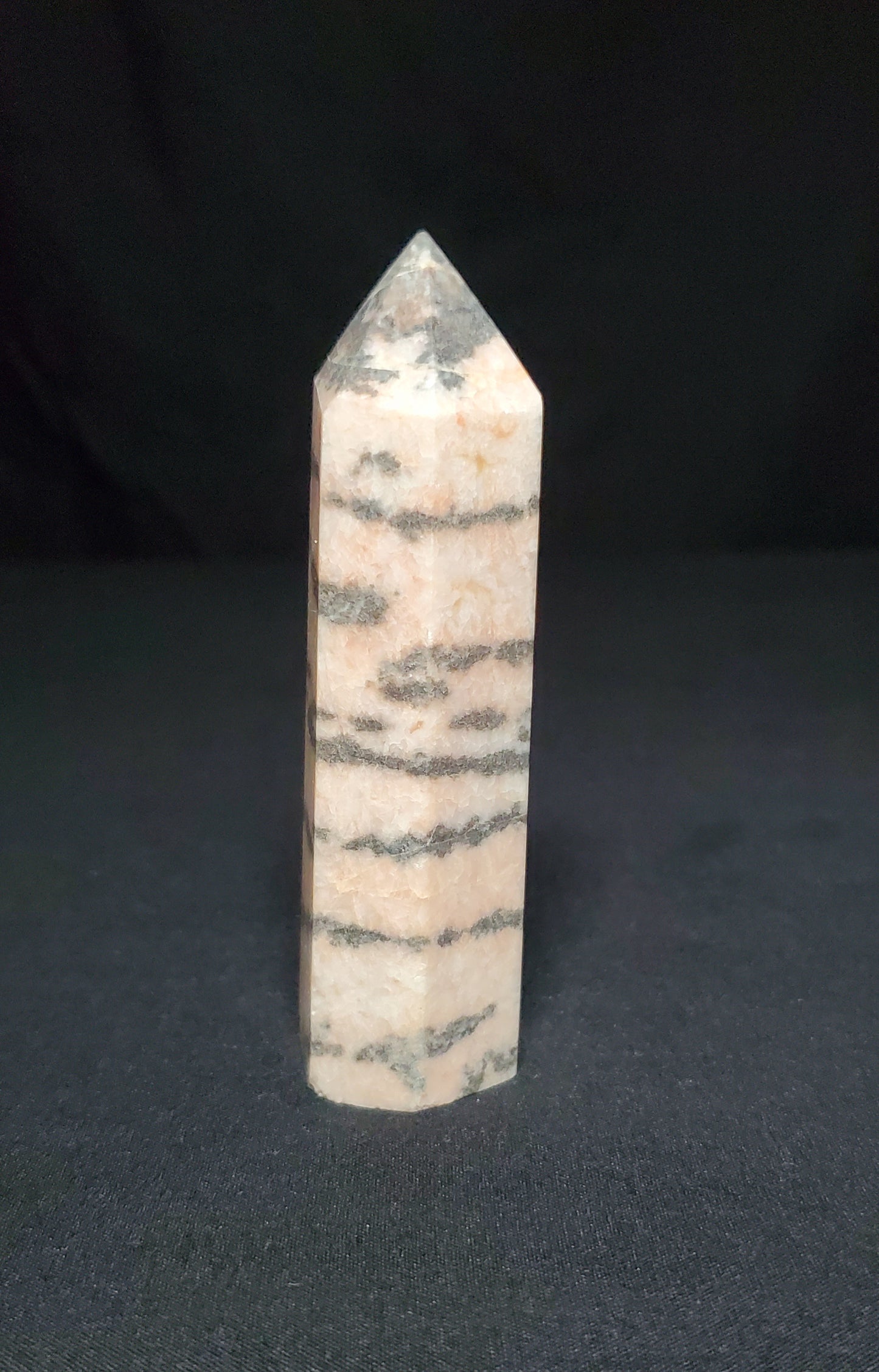 Pink Zebra Jasper Tower