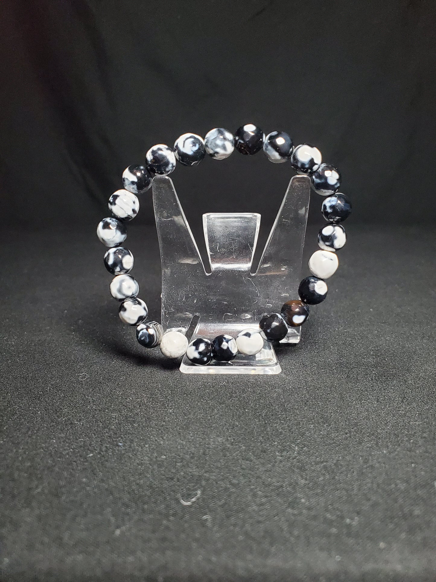 Orca Agate Bracelets (8mm)