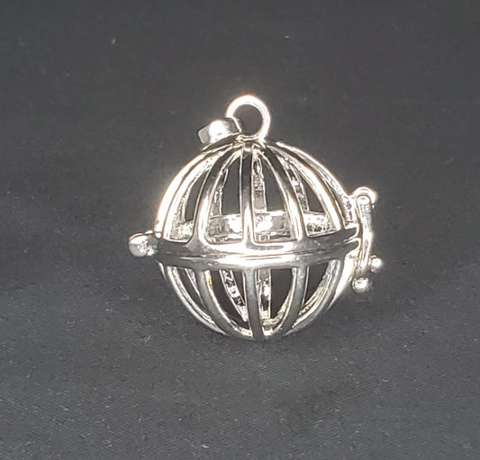 Small Cage Pendants + Metal Chain