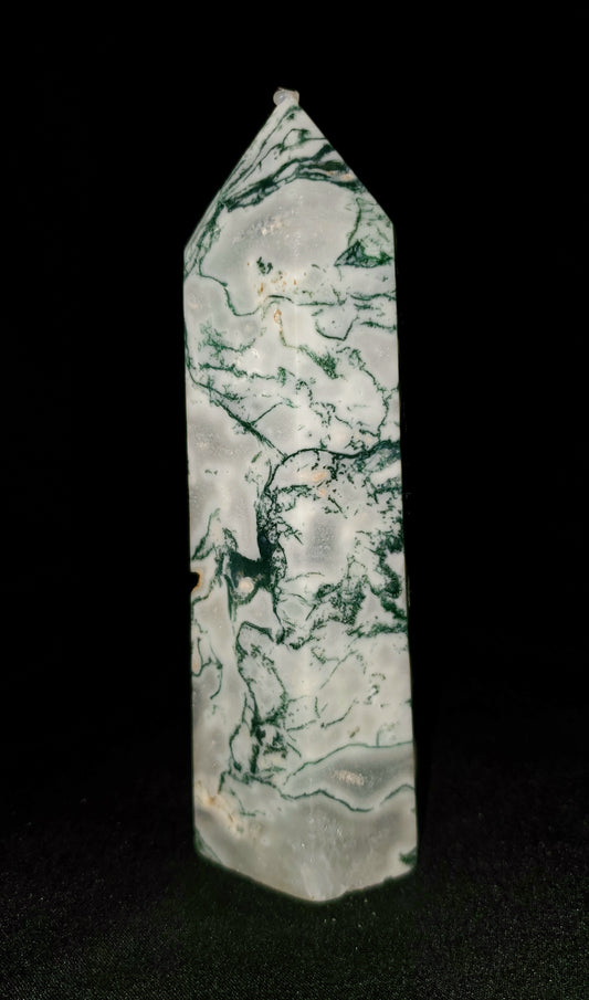 Druzy Tree Agate Tower