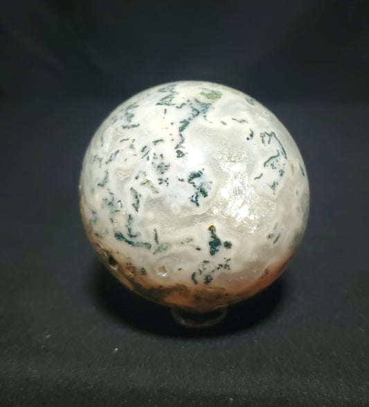 Druzy Tree Agate Sphere