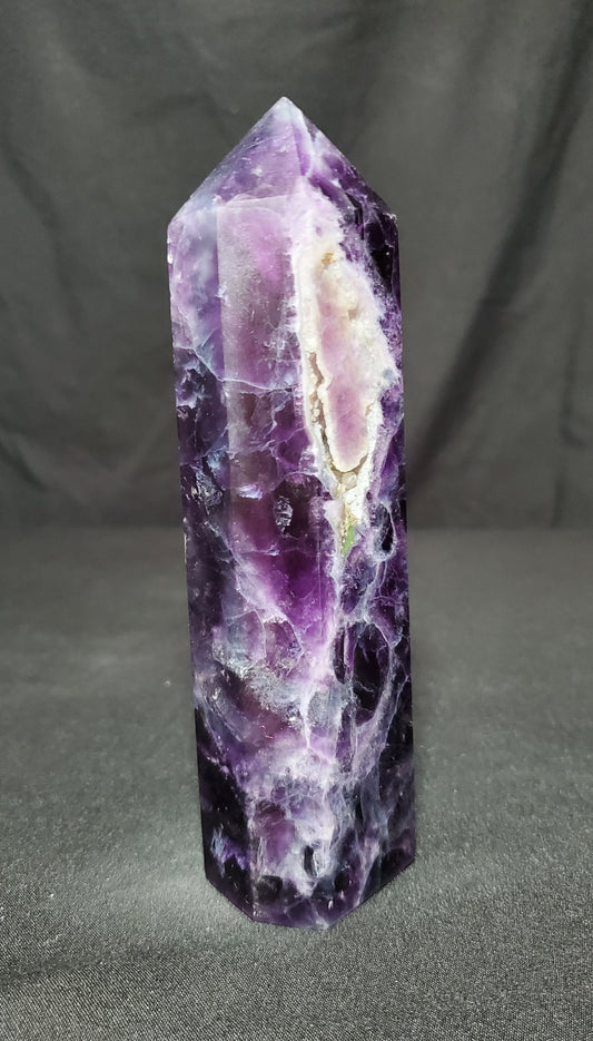 Purple Fluorite Tower