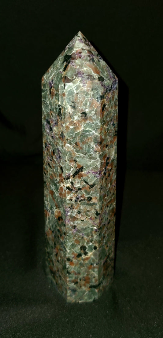 Yooperlite and Lepidolite Tower