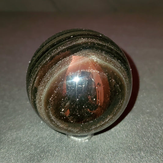 Gold Sheen Obsidian Sphere