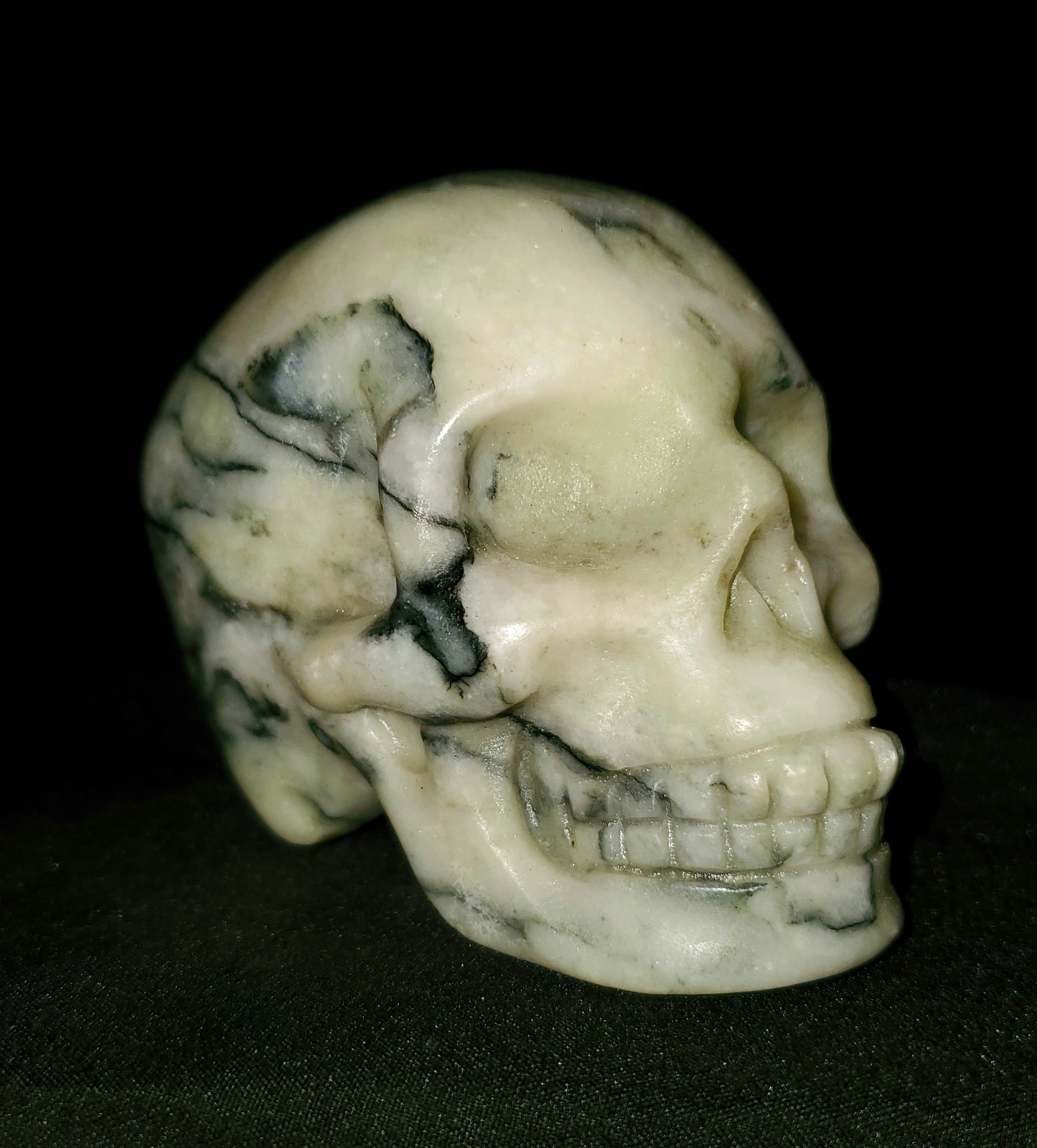 Jasper Skull Carving