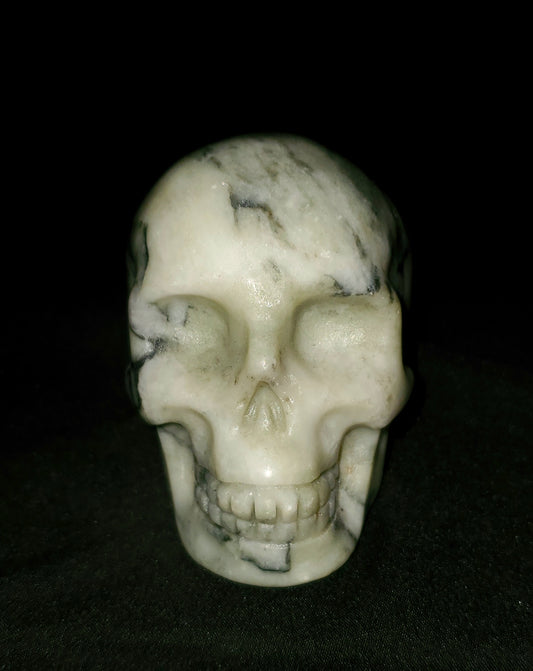 Jasper Skull Carving