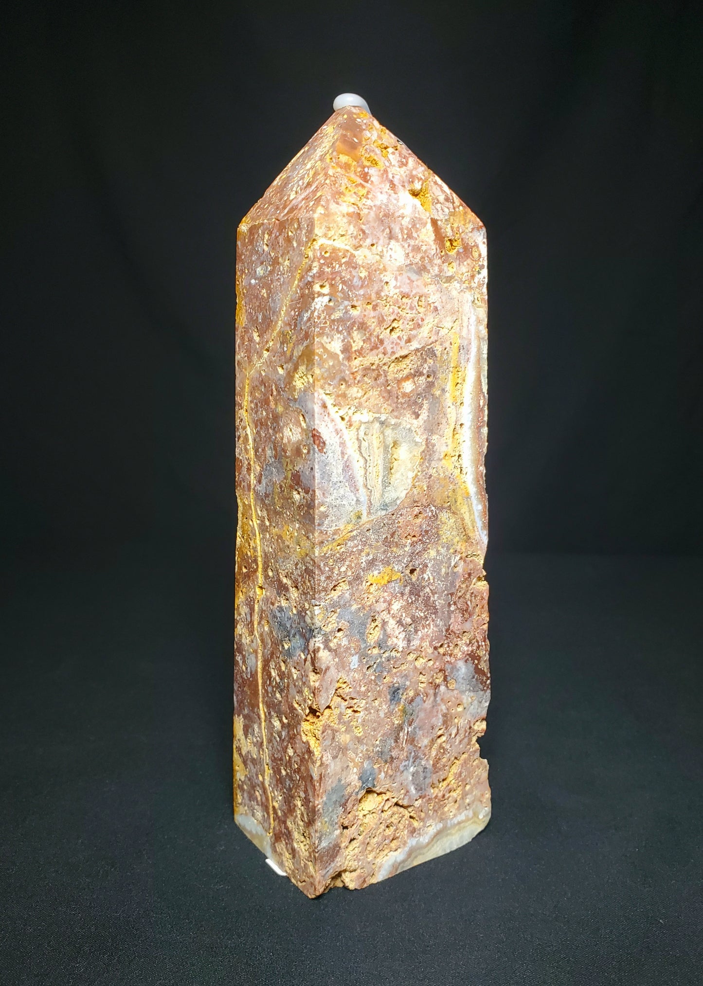 Druzy Mexican Agate Tower #