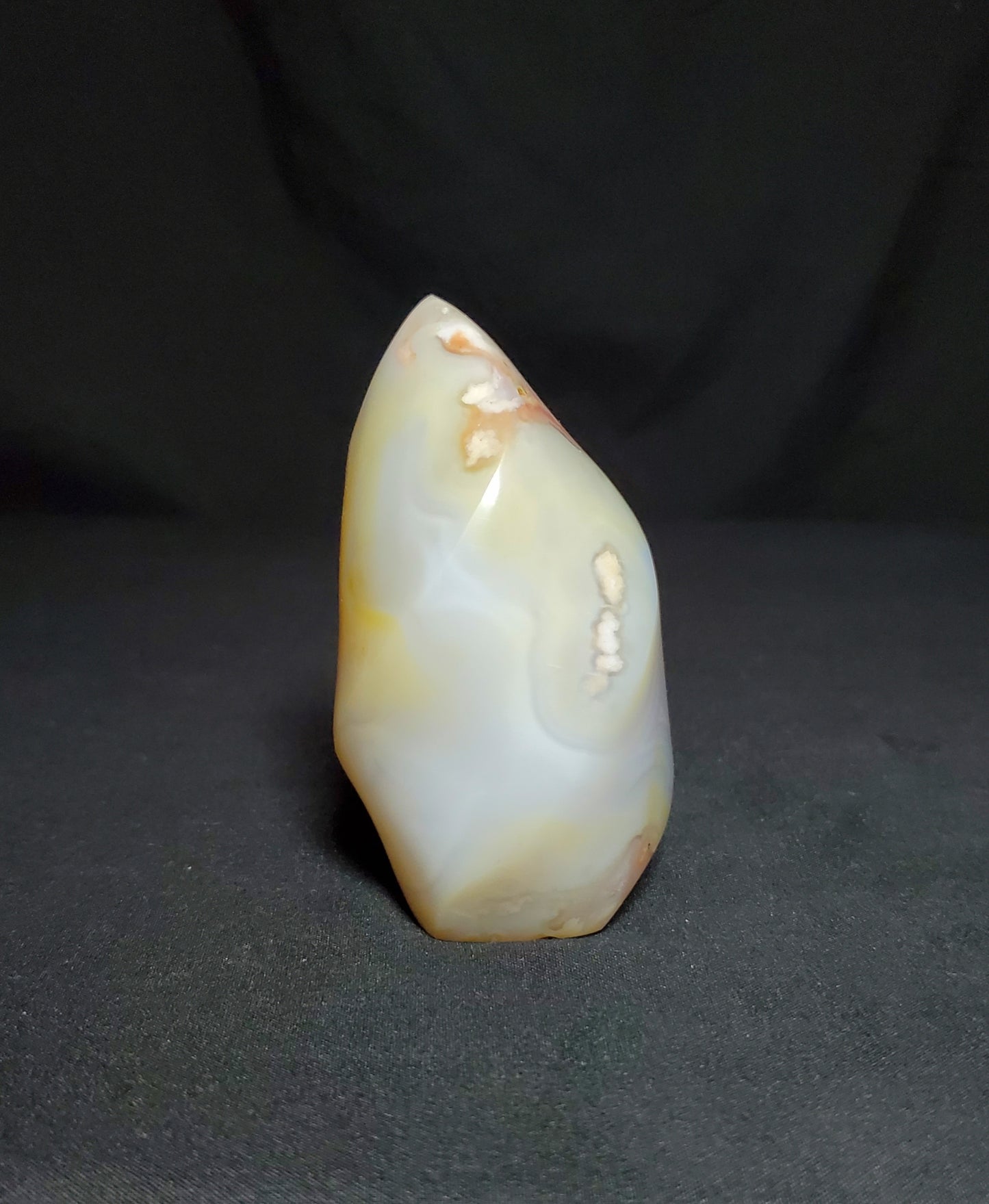 Flower Agate Flame Carving #