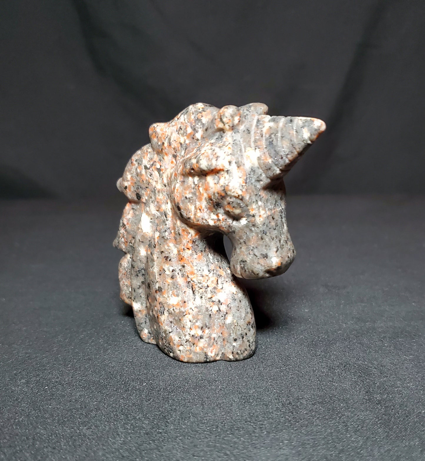 Yooperlite Unicorn Carving