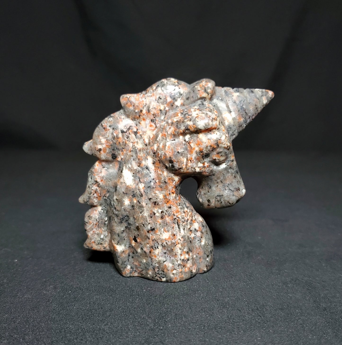 Yooperlite Unicorn Carving