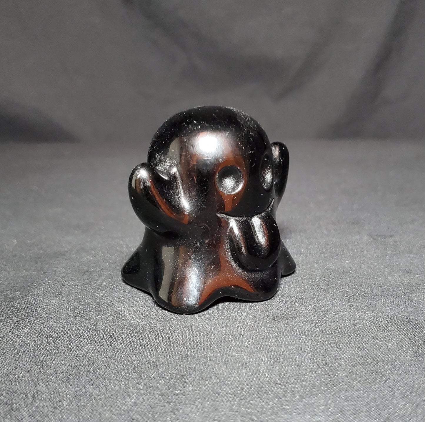 Black Obsidian Ghost Carving