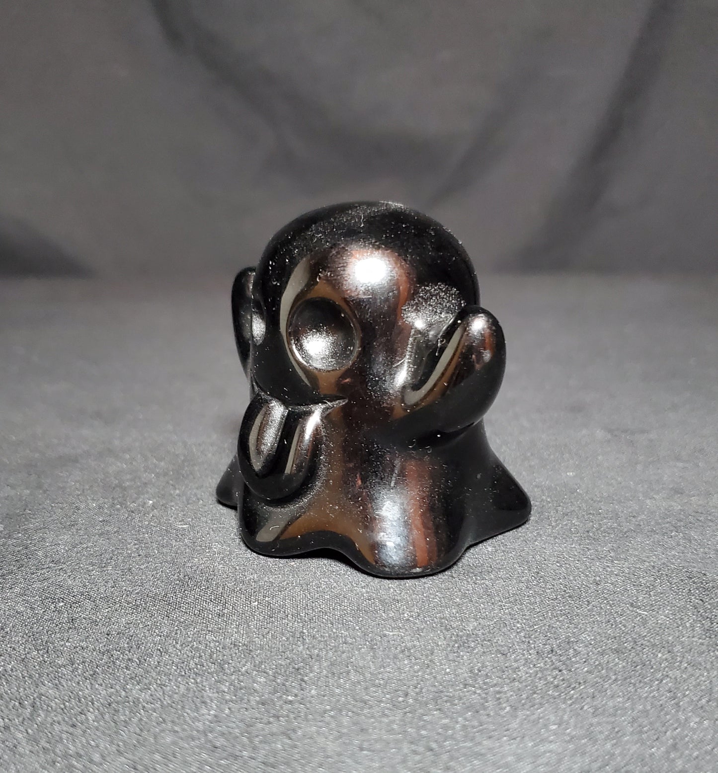 Black Obsidian Ghost Carving